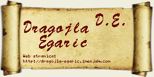 Dragojla Egarić vizit kartica